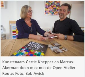 Bussum Nieuws interview Marcus Akerman Open Atelier Routre