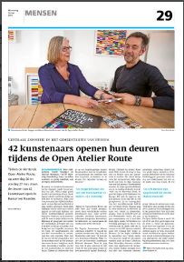 Marcus Akerman in Newspaper Bussum Nieuws 16 May 2018