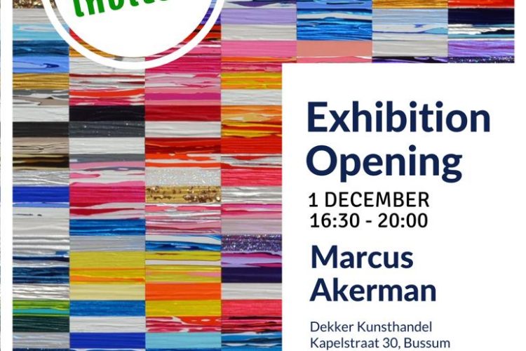 Invitation Expo Opening Marcus Akerman Dekker